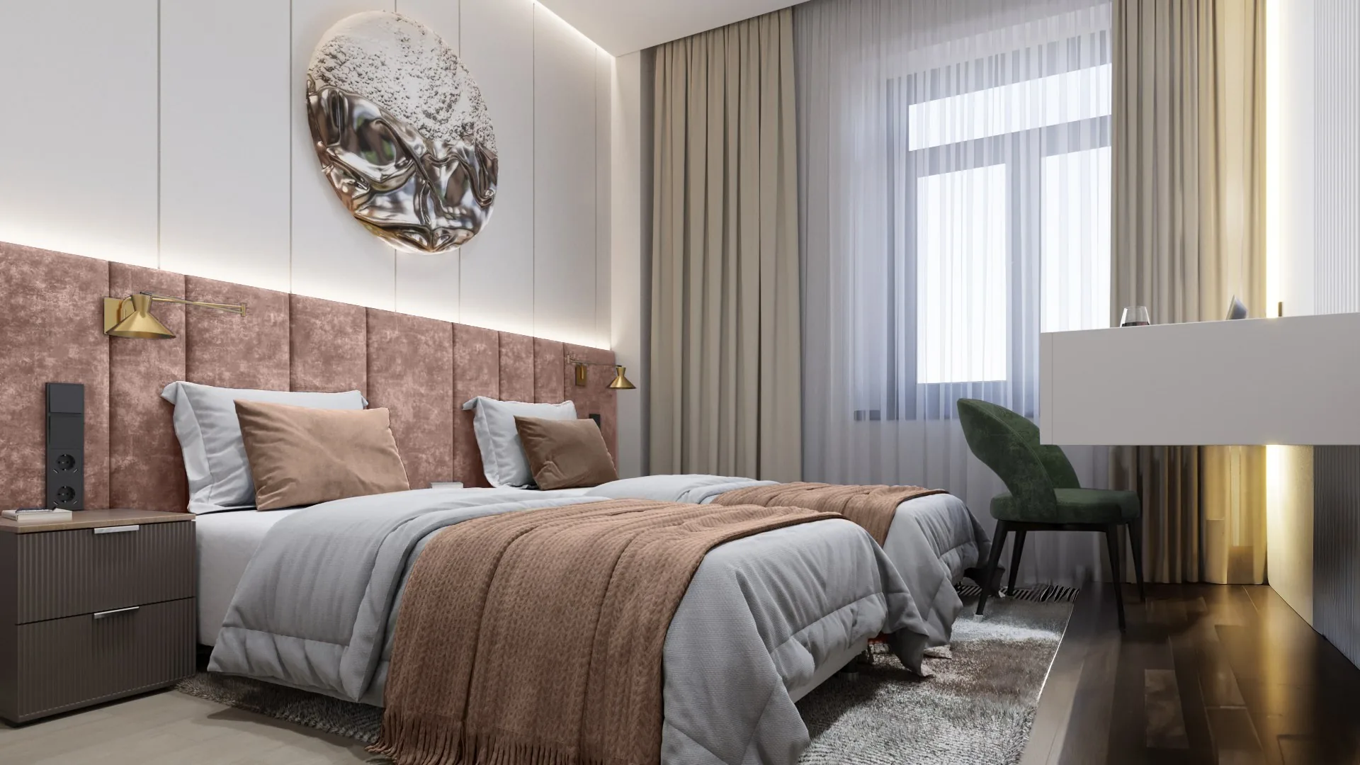 Интерьер апарт-отеля Artel 17/52 в Санкт-Петербурге